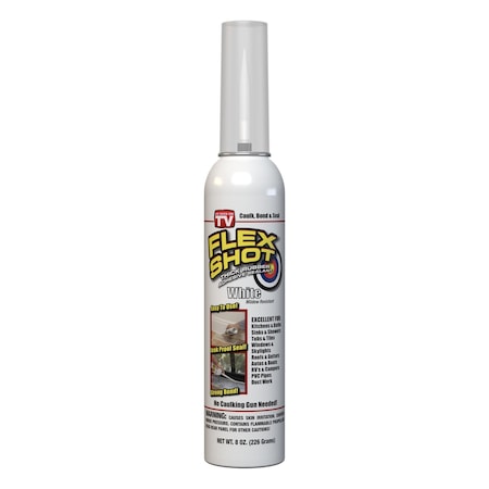 FLEX SEAL Family Of Products  White Rubber All Purpose Waterproof Sealant 8 Oz